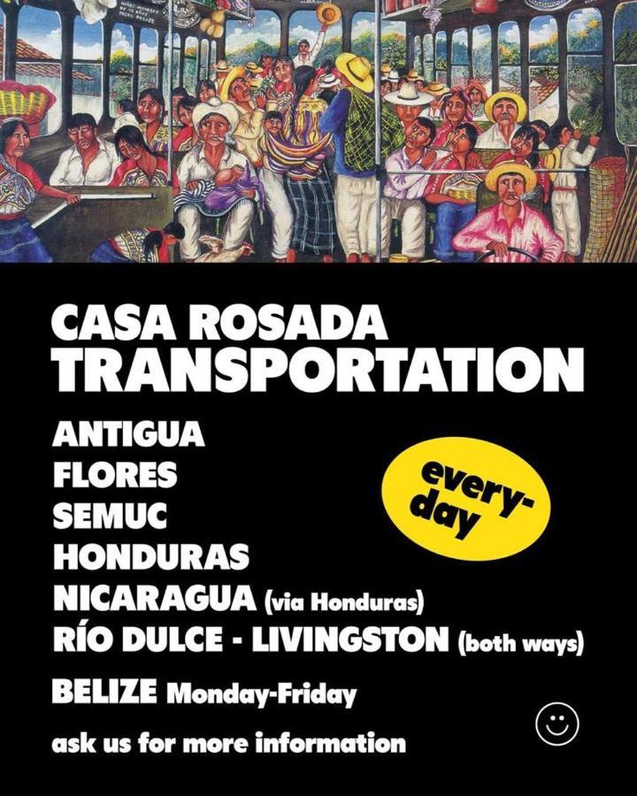 Hotel La Casa Rosada Lívingston Екстериор снимка